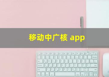 移动中广核 app